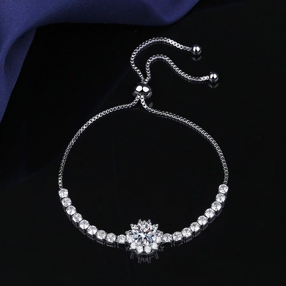 Ocean Bloom·Moissanite Polar Circle Setting·LUMOS·Coral