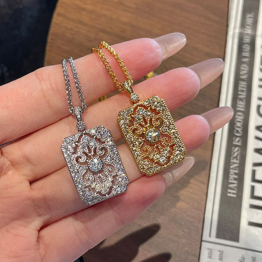 Gold-plated plain pendant