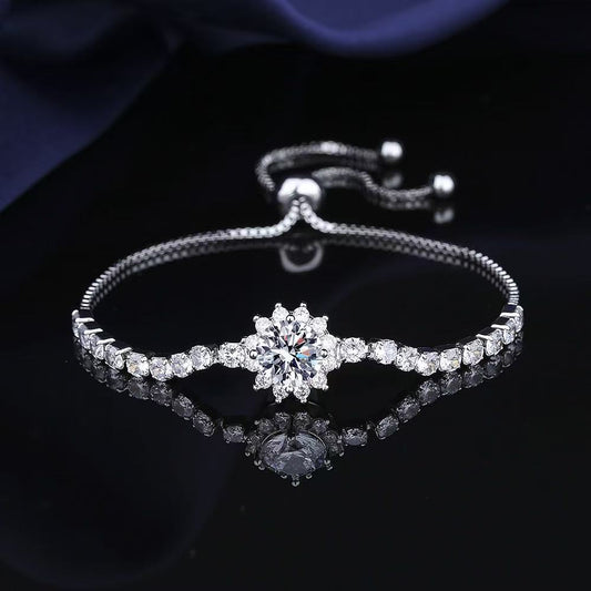 Ocean Bloom·Moissanite Polar Circle Setting·LUMOS·Coral